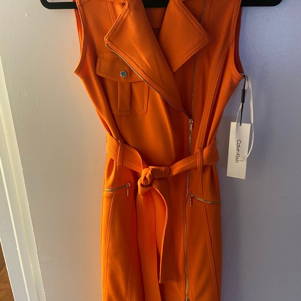 Calvin Klein beautiful tags on dress.